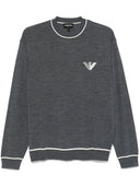 Emporio armani ull crewneck tröja