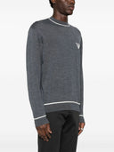 Emporio armani ull crewneck tröja
