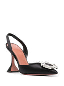 Amina Muaddi Begum Satin Slingback Pumps