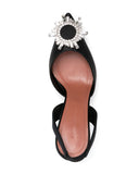 Amina Muaddi Begum Satin Slingback Pumps