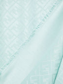 Fendi Ff Wool And Silk Blend Scarf
