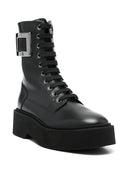 Roger Vivier Viv Rangers Leather Boots