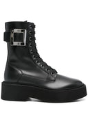 Roger Vivier Viv Rangers Leather Boots
