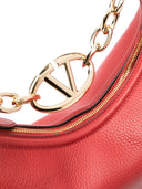 Valentino Garavani V Logo Moon Small Leather Shoulder Bag