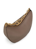 Valentino Garavani V Logo Moon Medium Leather Shoulder Bag