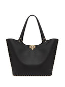 Valentino Garavani Rockstud Leather Shopping Bag