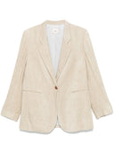 Alysi Velvet Single Breasted Jacket