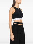 Off White Logo Sleeveless Top