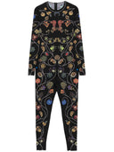 Marine Serre Floral Jewelry Print Catsuit