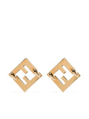 Fendi Ff Link Earrings
