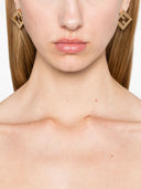 Fendi Ff Link Earrings