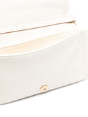 Valentino Garavani V Logo Chain Mini Leather Clutch