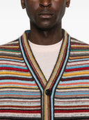 Paul Smith Signature Stripe Wool Blend Cardigan