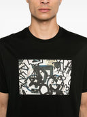 Paul Smith B&Amp;W Bike Cotton T Shirt
