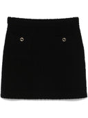 Mini falda de lana de Gucci Bouclé