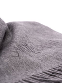 Saint Laurent Cashmere Fringed Scarf