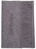 Saint Laurent Cashmere Fringed Scarf