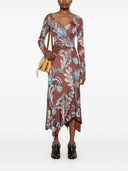 Etro Printed Midi Dress
