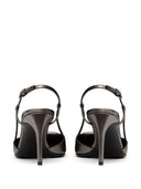 Valentino Garavani V Logo Signature Laminated Leather Pumps