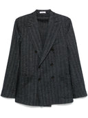 Boglioli Wool And Cotton Double Breasted Jacket