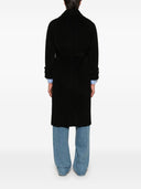 Cappotto con cintura di lana Dunst