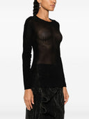 Jean Paul Gaultier Morphing Pinstripes Top