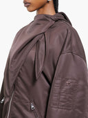 Courreges Nylon Knot Bomber Jacket