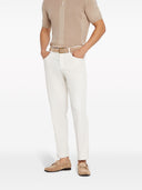 Brunello Cucinelli Gabardine Cotton Trousers