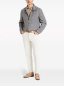 Brunello Cucinelli Gabardine Cotton Trousers