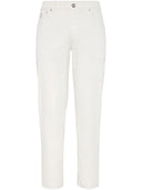 Brunello Cucinelli Gabardine Cotton Trousers