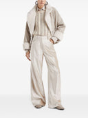 Brunello Cucinelli Mohair ull blendende nettgenser
