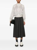 Brunello Cucinelli Wool Flute Skirt