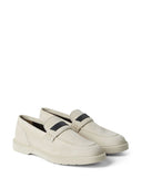 Brunello Cucinelli Suede Penny Loafer