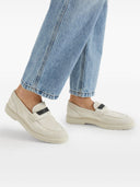 Brunello Cucinelli Suede Penny Loafer