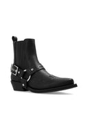 Ganni Western Leather Chelsea Boots
