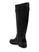 Tory Burch T Lock Leather Riding Boots