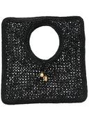 Jacquemus Le Carre Spiaggia Rafia Handbag