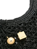 Jacquemus Le Carre Spiaggia Rafia Handbag