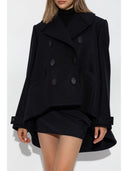 Givenchy Wool Cropped Caban Coat