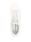 Emporio Armani Logo Leather Sneakers