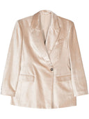 Brunello Cucinelli Cotton Blend Blazer Jacket
