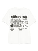 Stussy Dna Print Cotton T Shirt