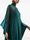Vestido de kaftan de seda principal de la marmo más alto
