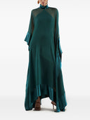 Vestido de kaftan de seda principal de la marmo más alto