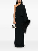 Taller Marmo Main Fethered Long Dress