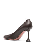 Amina Muaddi Isir Leather Pumps