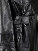 Sportmax Fashion Leather Coat