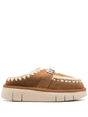 Mou Bounce Clog Metal Logo Slippers