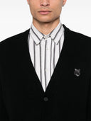 Maison Kitsune' Fox Head Wool Cardigan