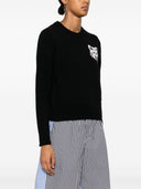 Maison Kitsune' Fox Head Wool Jumper